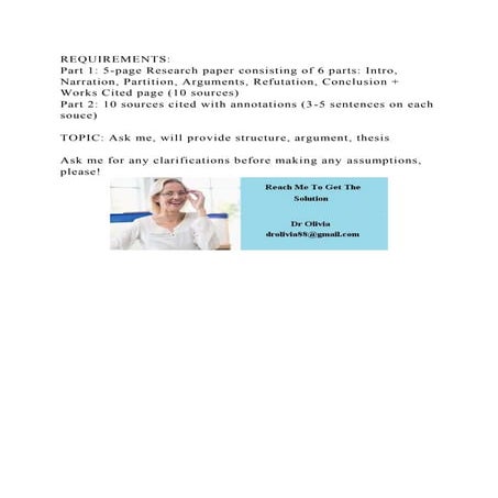 REQUIREMENTSPart 1 5-page Research paper consisting of 6 parts .docx