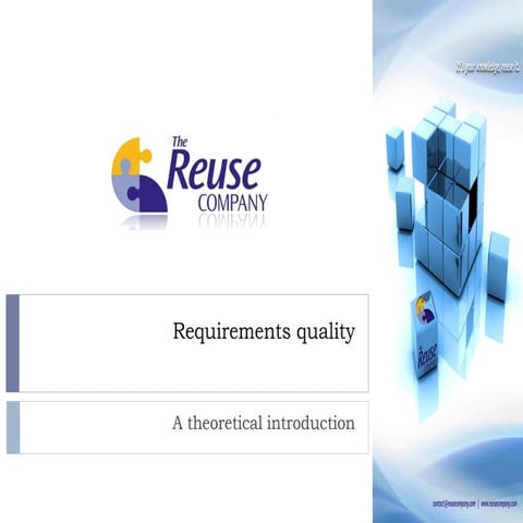 Requirements quality - A theoretical introduction