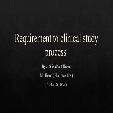 Requirement to clinical study process.pptx