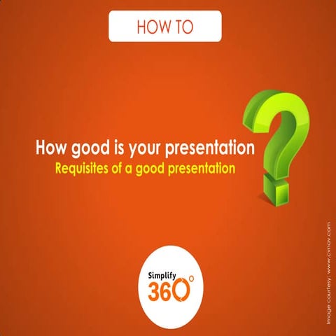 How good is your presentation?