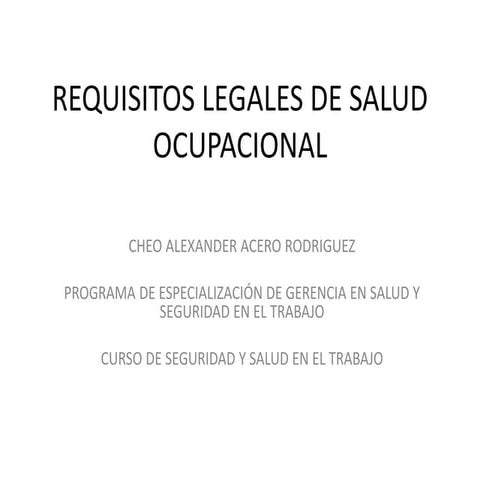Resolución 1016 de 1989 | PPT
