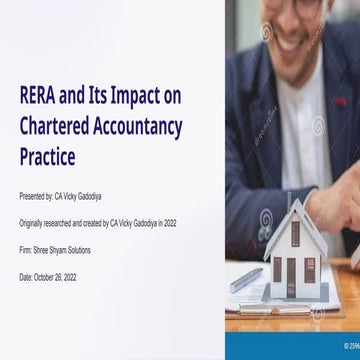 Form 5 & Case Studies in rera | PPTX