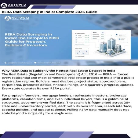 RERA Data Scraping in India Complete 2026 Guide.pptx