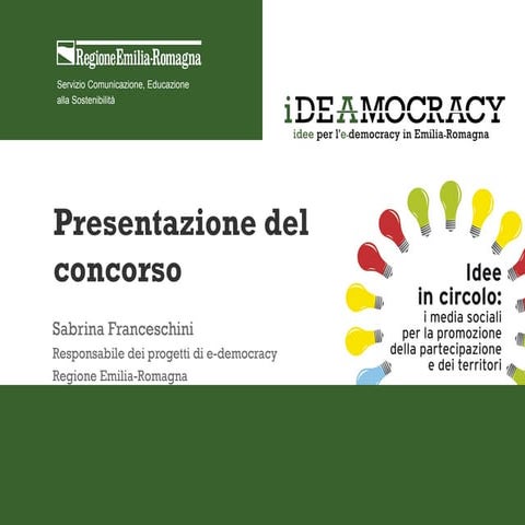 Ideamocracy: presentazione del concorso 