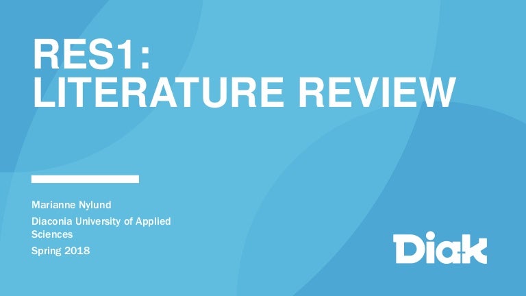 Descriptive literature review picture