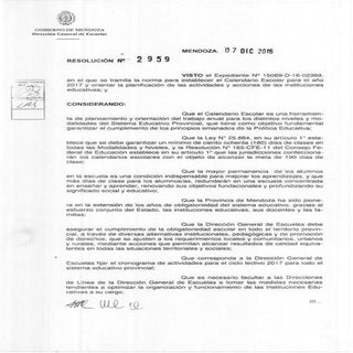  Calendario escolar 2017