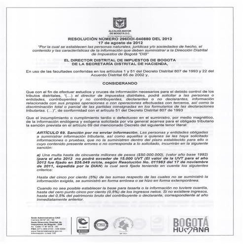 Res296 2012 shd_informacion exogena