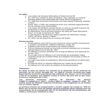 Resaña de todos los medios