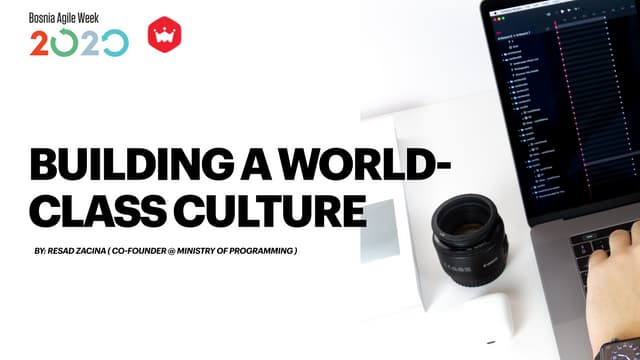 Building a world-class work culture by Rešad Začina