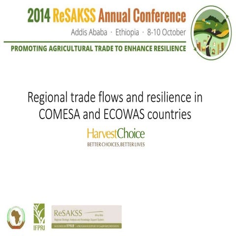 Regional Trade Flows and Resilience in COMESA and ECOWAS Countries