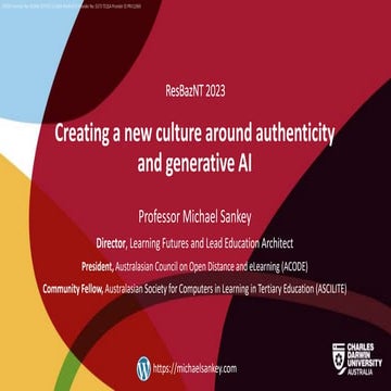 Creating a new culture around authenticity and generative AI