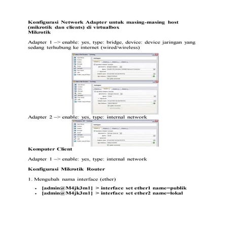 konfigurasi mikrotik router