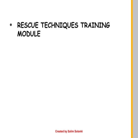 Rescue training by salim solanki