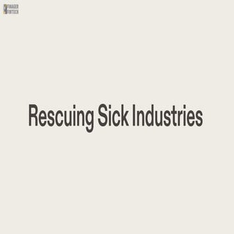 Rescuing Sick Industries with Finager Fintech