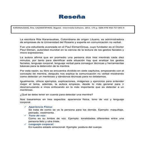 Reseña | DOCX