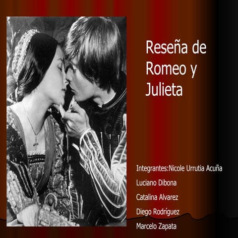Reseña de romeo y julieta | PPT