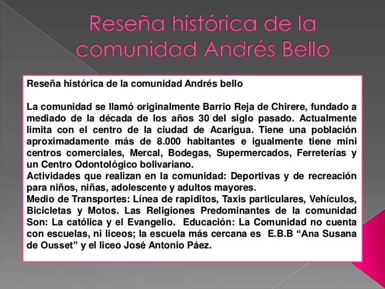 Como Se Hace Una Reseña Historica www.slideshare.net