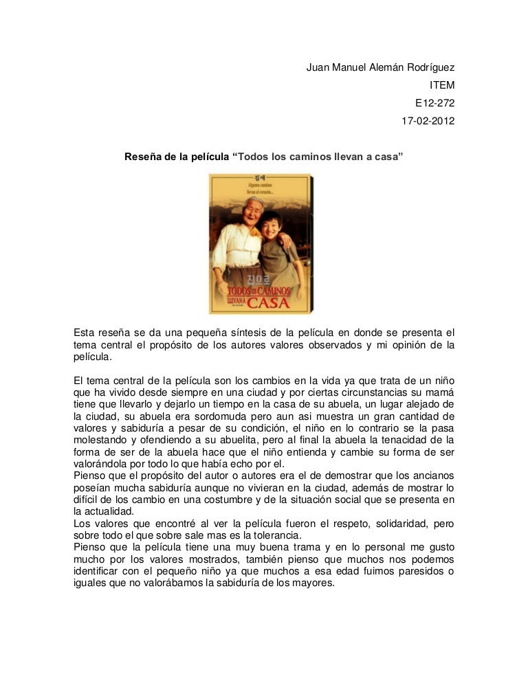 Reseña pelicula
