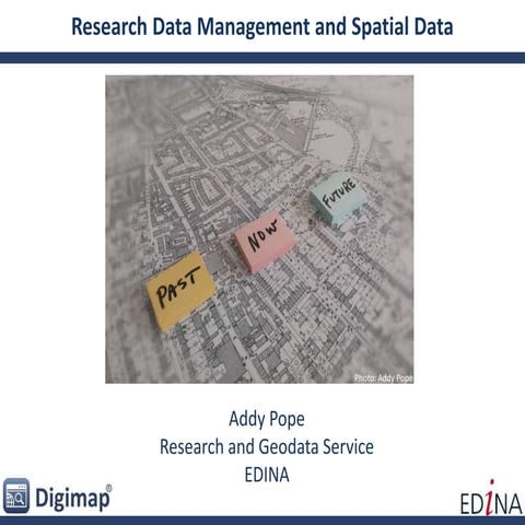 Research Data Management and Spatial Data