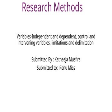 research power point presentation sampling and sample size