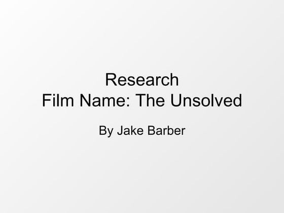 Research