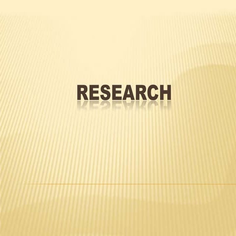 Research