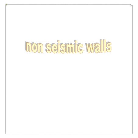 effect of non seismic walls