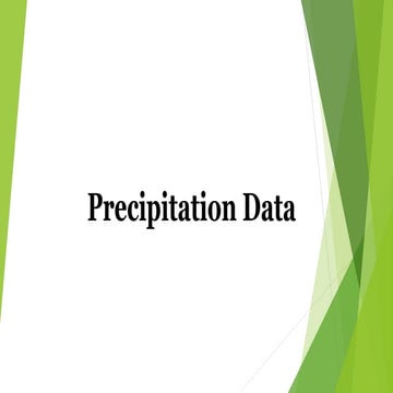 Precipitation Data - Georgia, USA