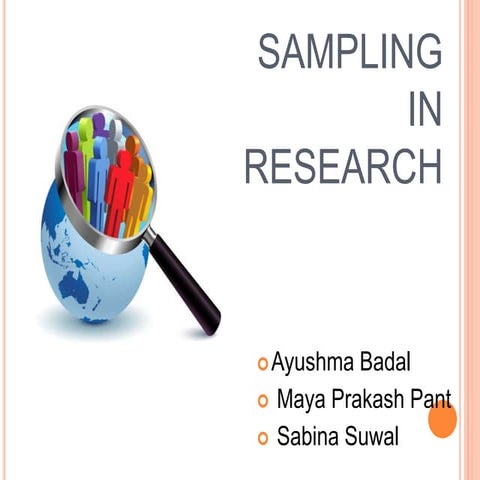 Sampling in Research