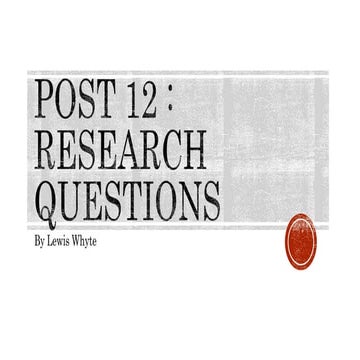 Codes and conventions of a ‘vox pop | PPTX