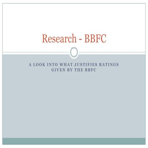 BBFC Research
