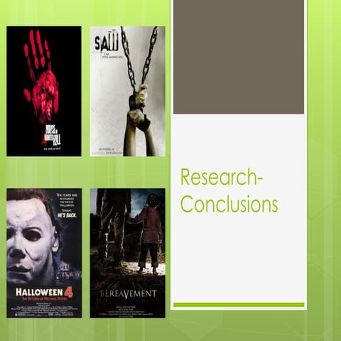 Research  conclusions
