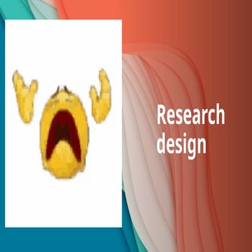 Research design USSH Introduction to Research
