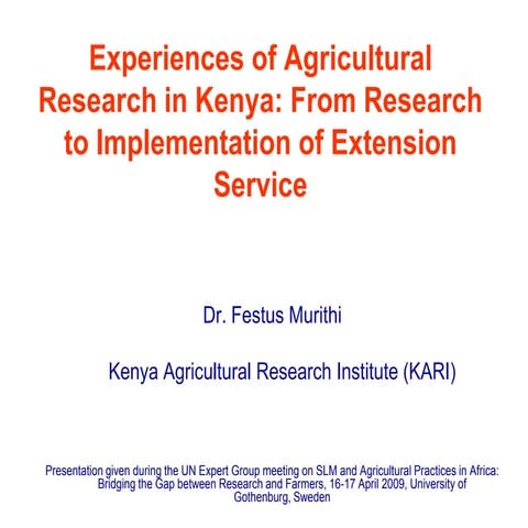 Research Extension Implementation Of Services  Research Festus