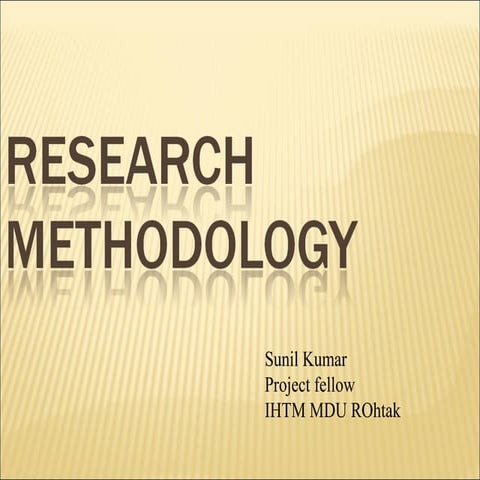 Research Methodology 
