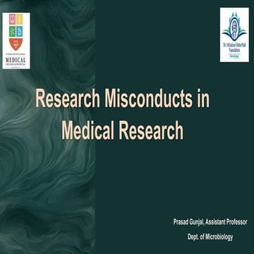 Research-Misconducts-in-Medical-Research by PNG 27 March 2024.pptx