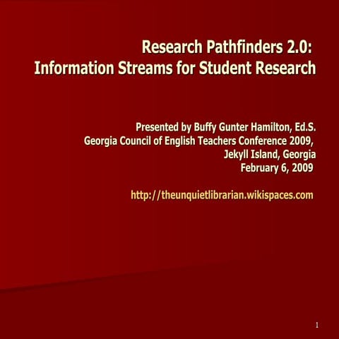 Research Pathfinders 2.0