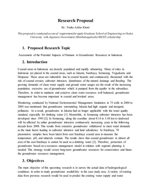 Phd thesis proposal in computer science