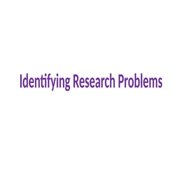 research-problems-slides for research ..