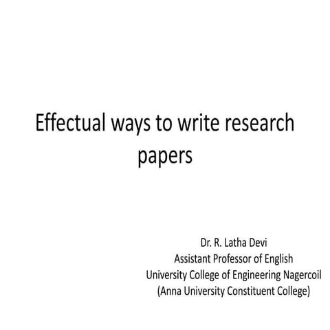 Research papers power point material _-SRM.pptx