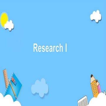 Research 1 Presentation Lecture Pptx