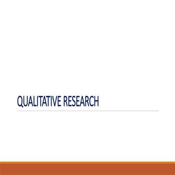 Interview Method for Qualitative Research | PPTX