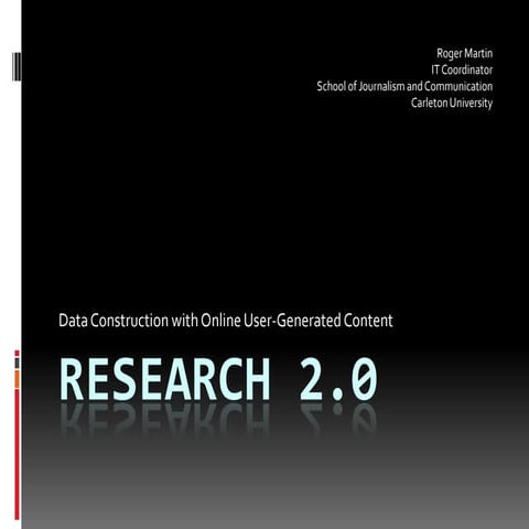 Research 2 Presentation