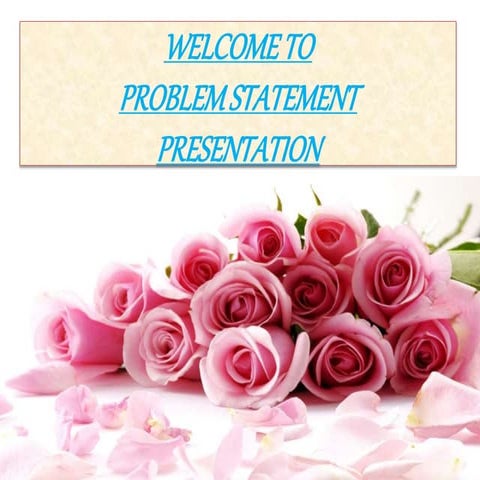 problem statement presentation