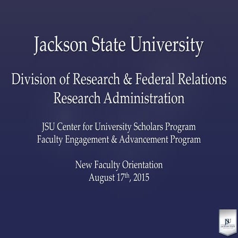 JSU Research Administration