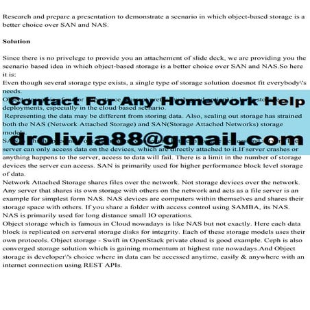 Research and prepare a presentation to demonstrate a scenario in whi.pdf