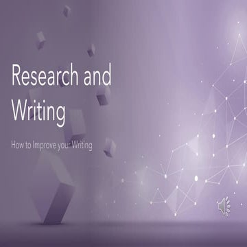 Research, Data, Data Analysis and Report Writing