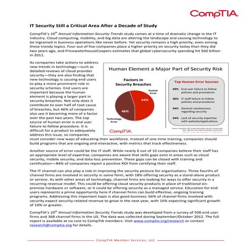 CompTIA 10th Security Study