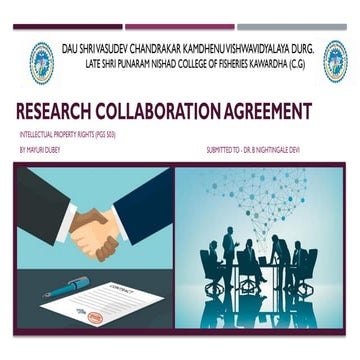 Collabarative research agreement | PPTX