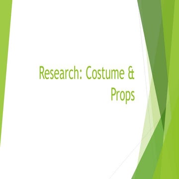 Research Costume